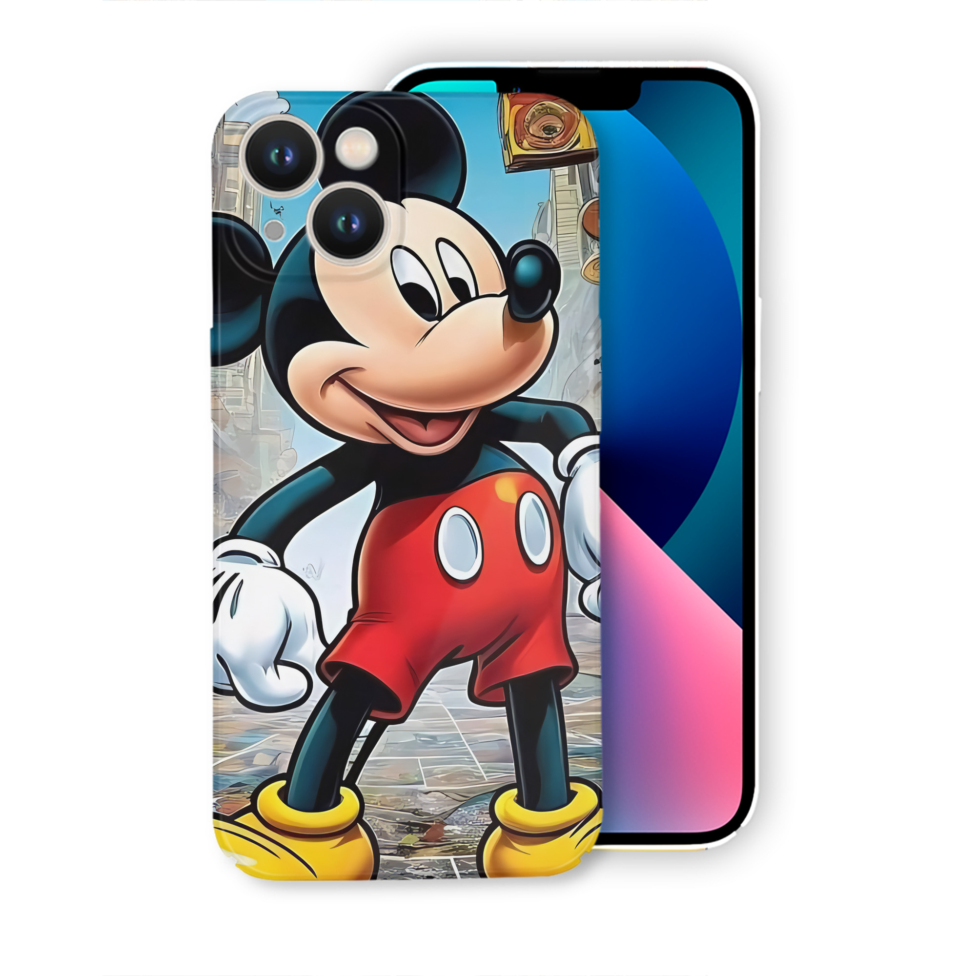 （画像用） ミッキーマウス Mickey Mouse 【iPhone 14シリーズ対応】ハードケース